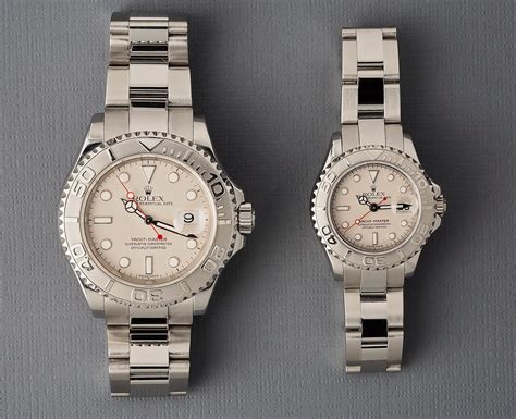 rolex yacht master sizes.